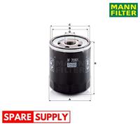 OIL FILTER FOR MAZDA 2 3 6 CX-3 MANN-FILTER W 7061 NEW