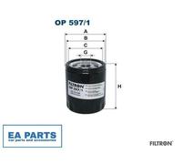 Oil Filter for MAZDA 2 Hatchback 2 Saloon 3 3 Hatchback FILTRON OP 597/1