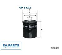 Oil Filter for MAZDA SAAB FILTRON OP 532/2