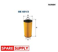 OIL FILTER FOR MERCEDES-BENZ AXOR O ZETROS FILTRON OE 651/3