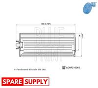 OIL FILTER FOR MERCEDES-BENZ BLUE PRINT ADBP210065