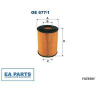 Oil Filter for MERCEDES-BENZ CHRYSLER JEEP FILTRON OE 677/1
