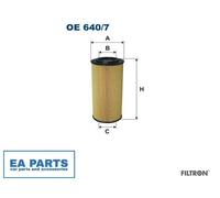 Oil Filter for MERCEDES-BENZ FILTRON OE 640/7