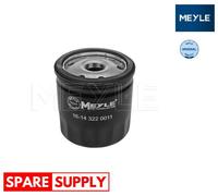 OIL FILTER FOR MERCEDES-BENZ NISSAN DACIA MEYLE 16-14 322 0011