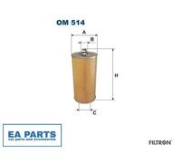 Oil Filter for MERCEDES-BENZ O MK NG SK FILTRON OM 514