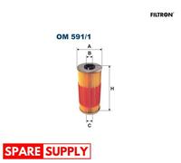 OIL FILTER FOR MERCEDES-BENZ W124 C140 W210 S210 FILTRON OM 591/1
