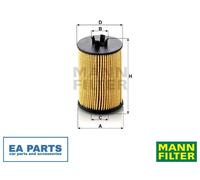 Oil Filter for MERCEDES-BENZ W169 MANN-FILTER HU 612/1 x