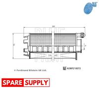 OIL FILTER FOR MERCEDES-BENZ W177 V177 X290 W247 BLUE PRINT ADBP210072