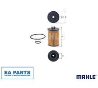 Oil Filter for MERCEDES-BENZ W245 MAHLE OX 382D