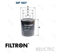 FILTRON OP 587 Oil filter