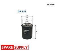 OIL FILTER FOR NISSAN 100NX LARGO MARCH NOTE FILTRON OP 612
