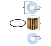 OIL FILTER FOR NISSAN MAHLE OX 192D