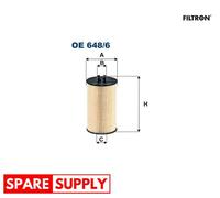 OIL FILTER FOR OPEL ADAM AGILA ASTRA H ASTRA CLASSIC G FILTRON OE 648/6