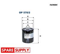 OIL FILTER FOR OPEL ADAM ASTRA K CORSA E INSIGNIA A FILTRON OP 570/2