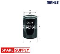 OIL FILTER FOR OPEL ADMIRAL A ADMIRAL B COMMODORE A COMMODORE B MAHLE OC 79