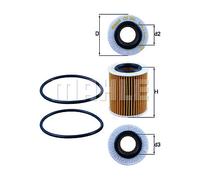 OIL FILTER FOR OPEL ASTRA H SIGNUM VECTRA C ZAFIRA MAHLE OX 386D
