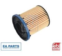 Oil Filter for OPEL ASTRA K INSIGNIA B Grand Sport FEBI BILSTEIN 178498