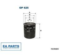 Oil Filter for OPEL FRONTERA A OMEGA A FILTRON OP 625