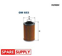 OIL FILTER FOR OPEL INSIGNIA A SIGNUM VECTRA C FILTRON OM 653