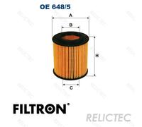 FILTRON OE 648/5 Oil filter