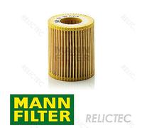 Oil Filter fits CADILLAC BLS 1.9D 2006 on Z19DTH Mann Genuine Quality Guaranteed
