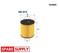 OIL FILTER FOR PEUGEOT 1007 2008 206 206+ FILTRON OE 673