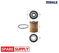 OIL FILTER FOR PEUGEOT 2008 208 3008 301 MAHLE OX 1237D