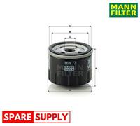 OIL FILTER FOR PIAGGIO BEVERLY MP3 X8 X9 MANN-FILTER MW 77