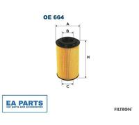Oil Filter for PORSCHE 911 918 Spyder BOXSTER CARRERA GT FILTRON OE 664