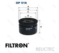 Oil Filter for Renault Alpine Maserati:18,4,12,5,TRAFIC,16,14,17,6,15,RODEO 6