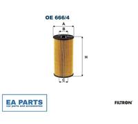 Oil Filter for RENAULT CAPTUR CLIO ESPACE EXPRESS FILTRON OE 666/4
