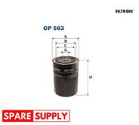 OIL FILTER FOR RENAULT TRUCKS MIDLINER FILTRON OP 563