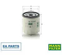 Oil Filter for SKODA 105 120 130 ESTELLE MANN-FILTER W 712/43