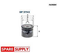 OIL FILTER FOR SSANGYONG TIVOLAN, TIVOLI FILTRON OP 575/2