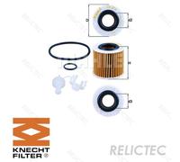 OX 416D2 Oil Filter - Oil Filter with Gasket / Gasket Set