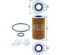 OIL FILTER FOR TOYOTA LAND CRUISER SEQUOIA TUNDRA PICKUP MAHLE OX 554D2