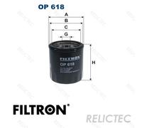 FILTRON OP 618 Oil filter
