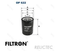Fits FILTRON OP 622 OIL FILTER.MAZDA 626 ESTATE 2.0D 88- UK Stock