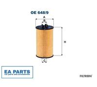 Oil Filter for VAUXHALL OPEL FILTRON OE 648/9