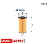 OIL FILTER FOR VOLVO C30 C70 S40 S60 FILTRON OE 662/3