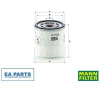 Oil Filter for VOLVO C30 S40 S60 S80 MANN-FILTER W 7008