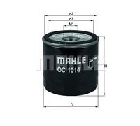 OIL FILTER FOR VOLVO FORD MAHLE OC 1014