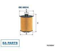Oil Filter for VOLVO S60 S80 S90 V40 FILTRON OE 662/4
