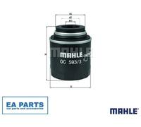 Oil Filter for VW BEETLE BORA CADDY CC MAHLE OC 593/3
