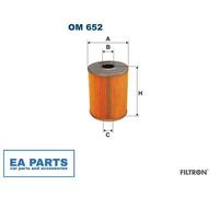 Oil Filter for VW CORRADO GOLF JETTA PASSAT B3/B4 FILTRON OM 652