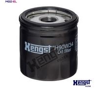Hengst & Co Oil Filter H90W34 - Fits Citroen, Fiat, Ford, Land Rover, Peugeot