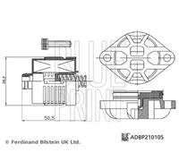 Oil filter, haldex clutch ADBP210105 BLUE PRINT for VOLVO XC90 I V70 Mk II S60 I