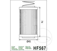 Oil filter HIFLO for MV Agusta Brutale 920 990 1000 1090 F4 Rush 1000