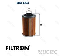 FILTRON OM 653 Oil filter