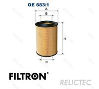FILTRON OE 683/1 Oil filter